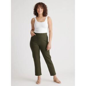 Quince Forest Green Straight Leg Pants